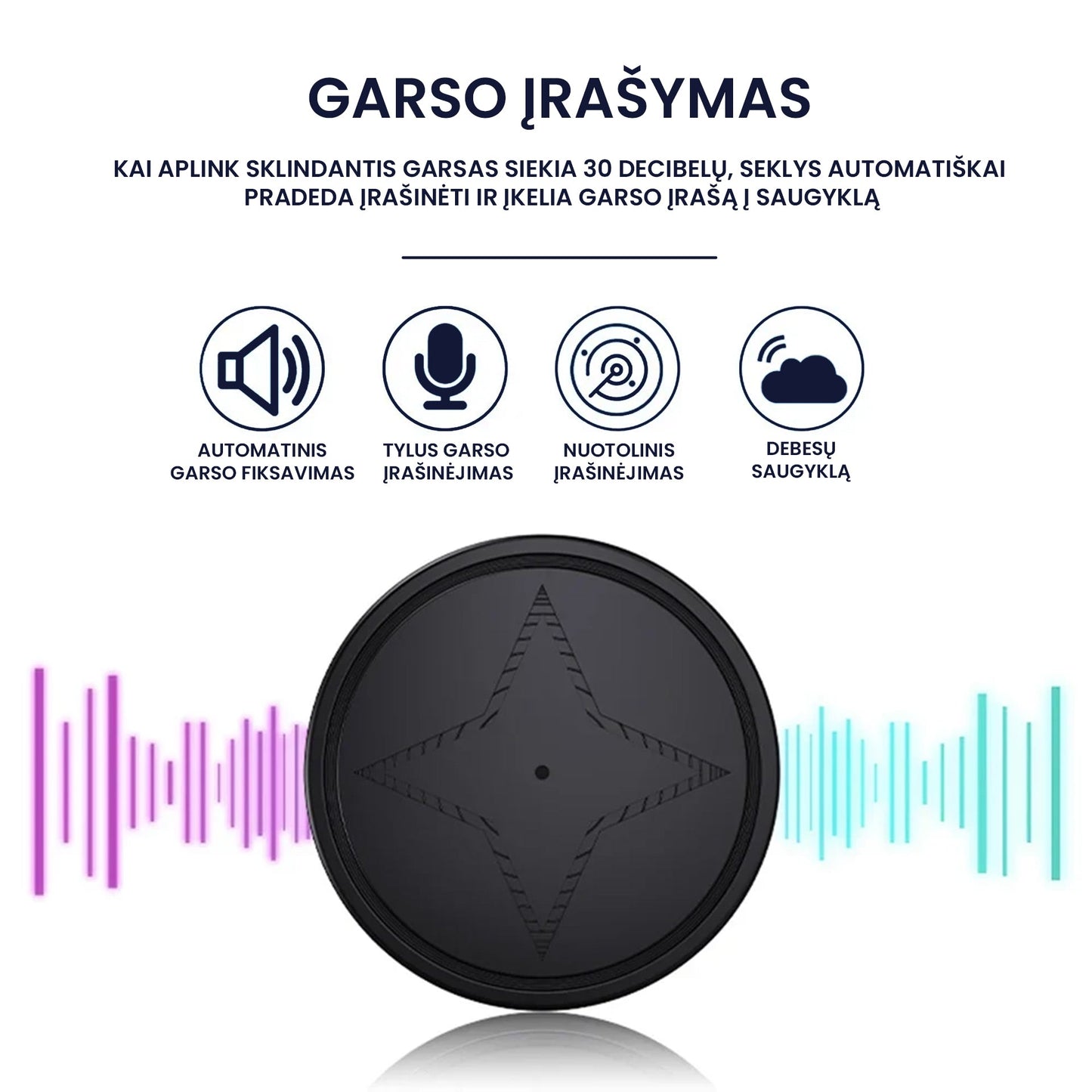 Magnētiskais mini GPS izsekotājs