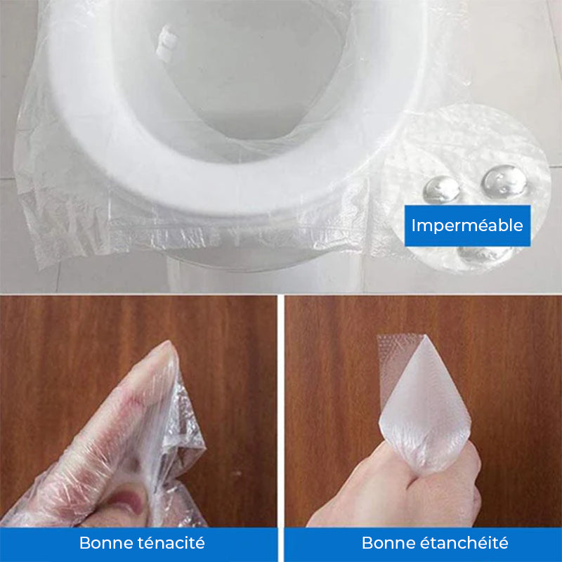 Vienreizlietojamie tualetes sēdekļu pārvalki (50 gab.)