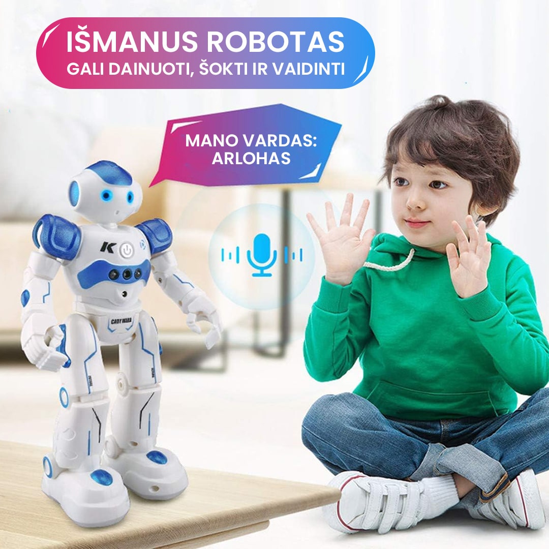 Viedais robots ar kustības sensoru