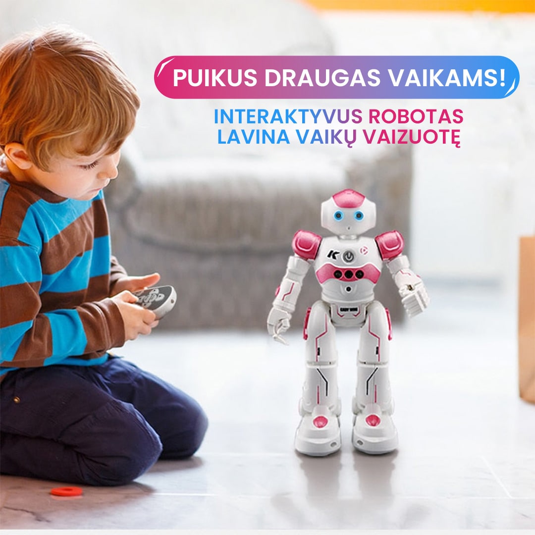 Viedais robots ar kustības sensoru